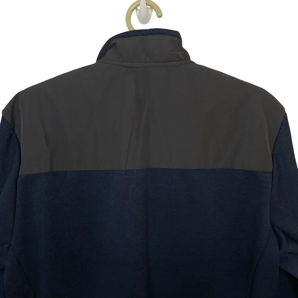 NWT Orvis Men's Bonded Mesh Full-Zip Jacket In Dark Blue Fleece Size Medium
